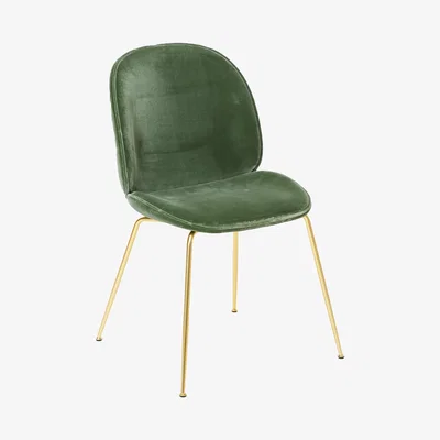 The Conran Shop Beetle Dining Chair in Velvet & Brass