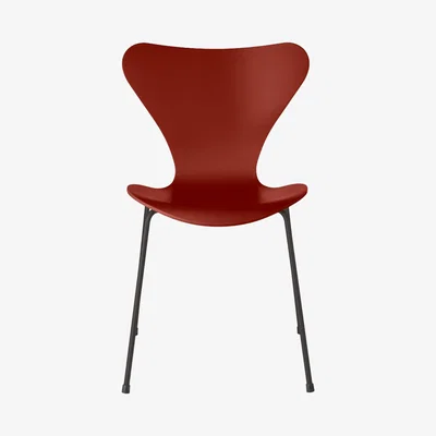 The Conran Shop Series 7 3107 Chair in Lacquered Venetian Red & Warm Graphite