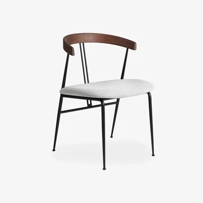 The Conran Shop Violin Dining Chair in Grey & Walnut