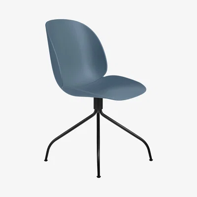 The Conran Shop Beetle Meeting Chair in Smoke Blue & Black