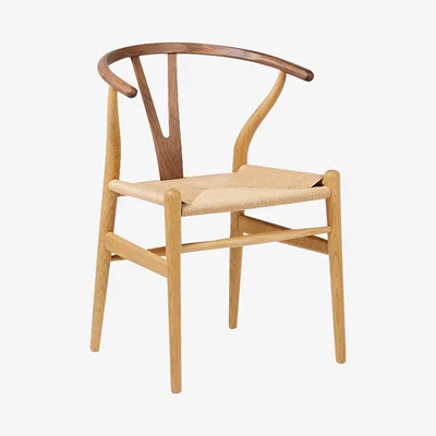 The Conran Shop Exclusive CH24 Wishbone Chair in Oak & Walnut