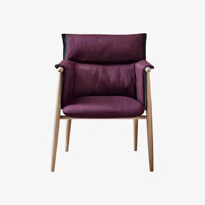 The Conran Shop E005 Embrace Dining Chair Soaped Oak & Fabric