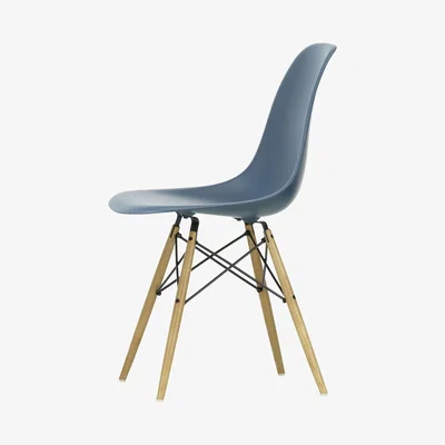 The Conran Shop DSW Plastic Side Chair Sea Blue & Honey Tone Ash