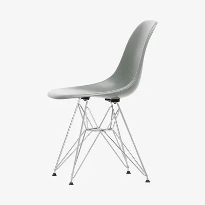The Conran Shop DSR Fiberglass Side Chair Sea Foam Green & Chrome