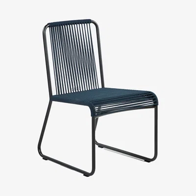 The Conran Shop Harp 749 Side Chair Smoke & Blue