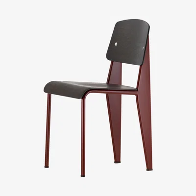 The Conran Shop Standard Chair Japanese Red & Dark Oak