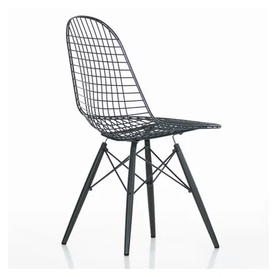 The Conran Shop DKW Wire Chair Black Maple & Basic Dark