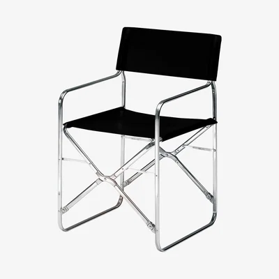 The Conran Shop April Folding Outdoor Chair Black