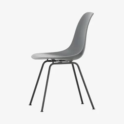 The Conran Shop DSX Plastic Side Chair Granite Grey & Dark
