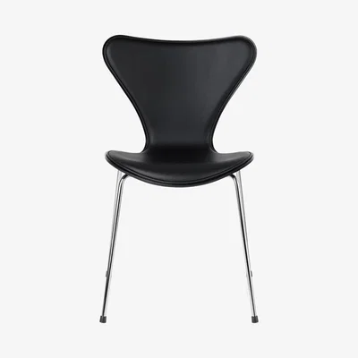 The Conran Shop Series 7 3107 Chair Essential Leather Front Black
