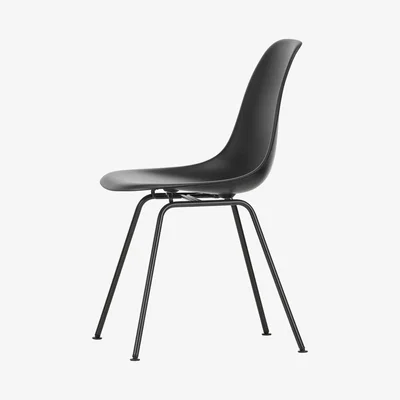 The Conran Shop DSX Plastic Side Chair Deep Black & Dark