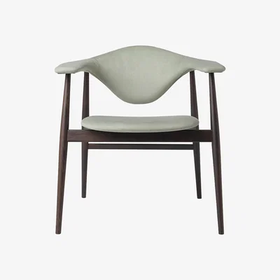 The Conran Shop Masculo Dining Chair in Pale Green & Smoked Oak
