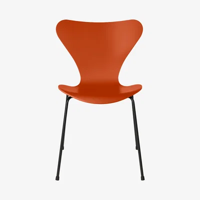 The Conran Shop Series 7 3107 Chair in Lacquered Paradise Orange & Black