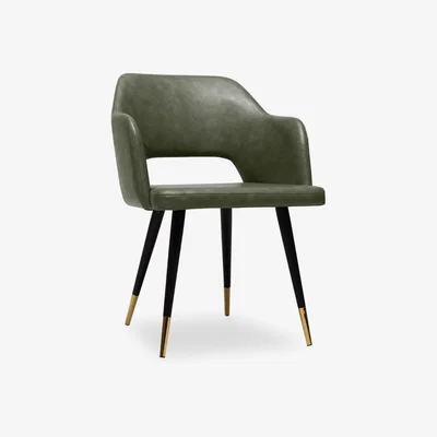 Cult Furniture Raven Carver Dining Chair, Green