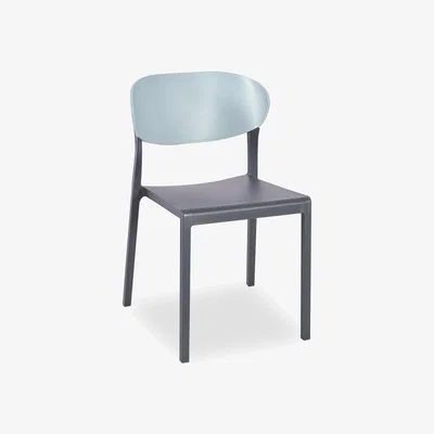 Cult Furniture Rory Side Chair, Blue Grey & Anthracite