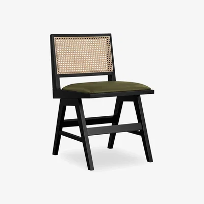 Cult Furniture Cleo Wooden Dining Chair, Green & Black