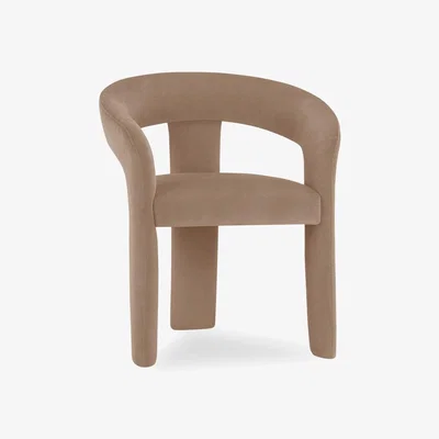 Cult Furniture £34  Off  Bellamy Carver Dining Chair, Taupe Sustainable Velvet