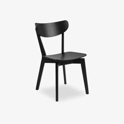 Cult Furniture £10  Off  Roxby Wooden Dining Chair, Black