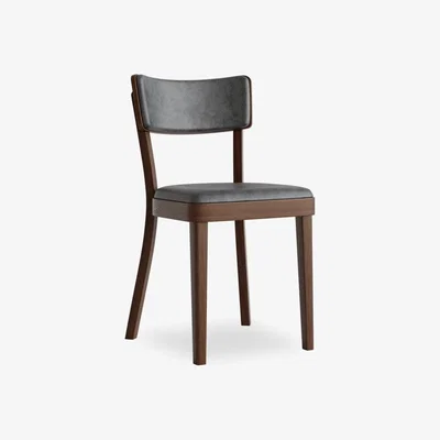 Cult Furniture Ainsley Solid Wooden Dining Chair, Walnut & Vintage Black