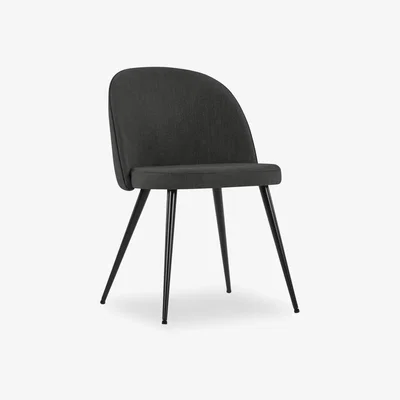 Cult Furniture £10  Off  Grace Dining Chair, Dark Grey