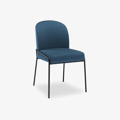 Cult Furniture Viola Dining Chair, Midnight Blue Velvet