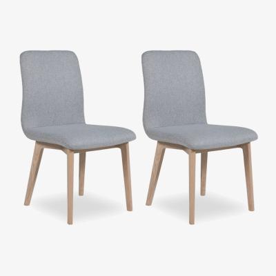Cult Furniture Mabel Set of 2 Dining Chairs, Grey