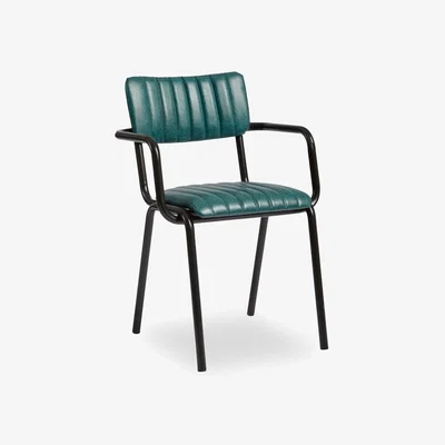 Cult Furniture Gibson Stackable Arm Chair, Vintage Teal