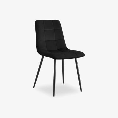 Cult Furniture Bovey Dining Chair, Black Velvet