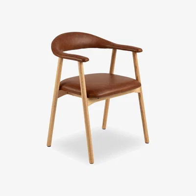 Cult Furniture Addi Carver Dining Chair, Tan