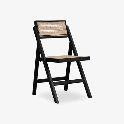 Cult Furniture £30  Off  Palmer Wooden Folding Dining Chair, Black