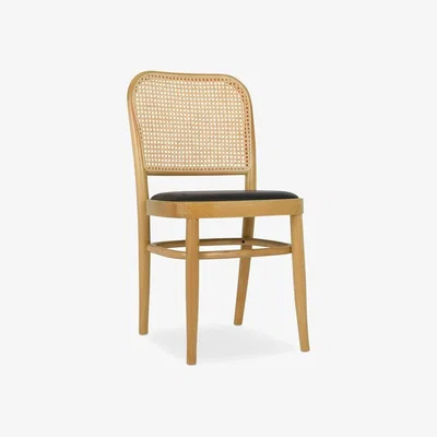 Cult Furniture Bourne Wooden Dining Chair, Vintage Black & Natural