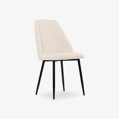 Cult Furniture £20  Off  Marco Dining Chair, Ivory White Boucle