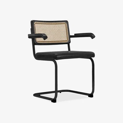 Cult Furniture £20 Off Kenton Carver Dining Chair, Vintage Black & Black