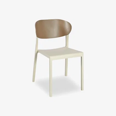 Cult Furniture Rory Side Chair, Sand & Taupe
