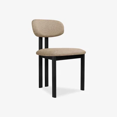 Cult Furniture £20  Off  Arbor Dining Chair, Latte Sustainable Fabric