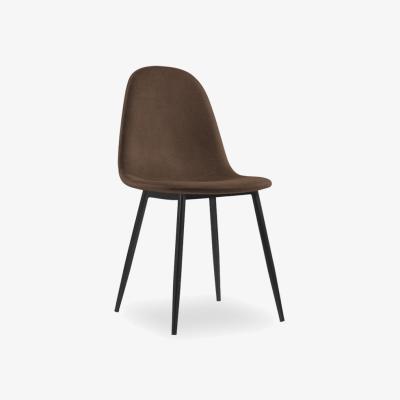 Cult Furniture Rayner Dining Chair, Mocha Brown Sustainable Velvet