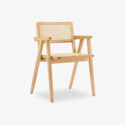 Cult Furniture Lambert Carver Dining Chair, Cane & Oak