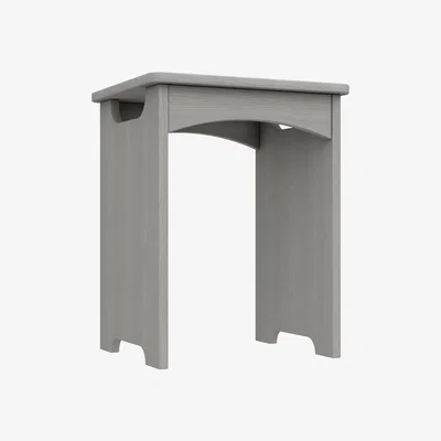 Dunelm Ethan Light Grey Stool Grey