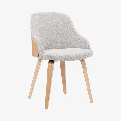 Dunelm Rapallo Chair Natural Boucle Natural