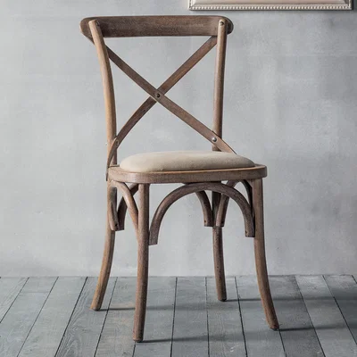 Dunelm Carter Set of 2 Dining Chairs Light Wood