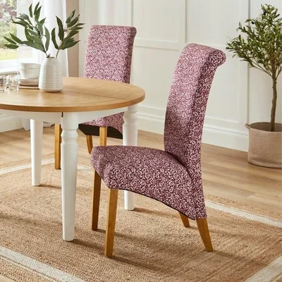 Dunelm Chester Set of 2 Dining Chairs, Chartwell Floral Fabric