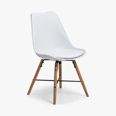 Dunelm Kari Set of 2 Dining Chairs White