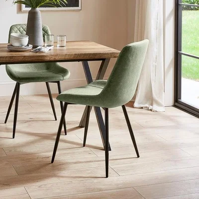 Dunelm Walden Set of 4 Dining Chairs, Faux Leather