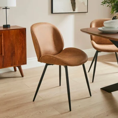 Dunelm Blair Dining Chair, Faux Leather