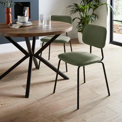 Dunelm Barker Set of 2 Dining Chairs