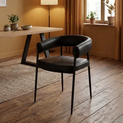 Dunelm Queens Curved Dining Chair