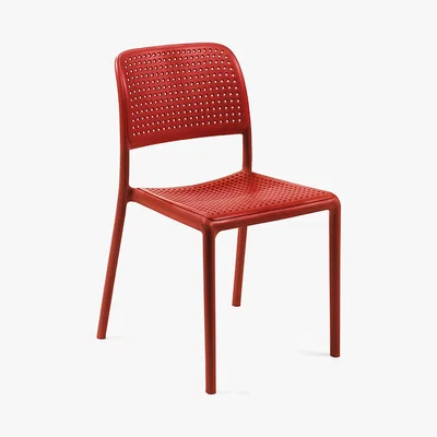 Dunelm Red Set of 2 Nardi Bistro Chairs Red