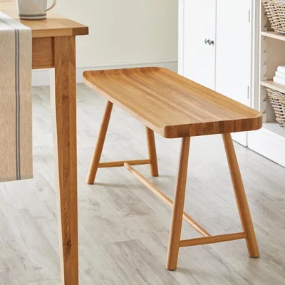 Dunelm Loxwood Dining Bench Oak