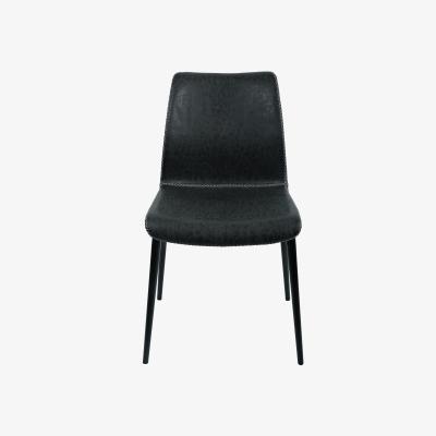 Dunelm Venice PU Dining Chair Black