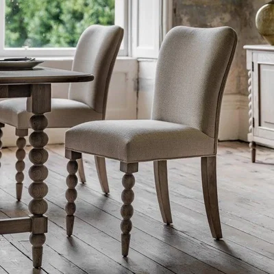 Dunelm Cedar and Sage Boden Set of 2 Dining Chairs